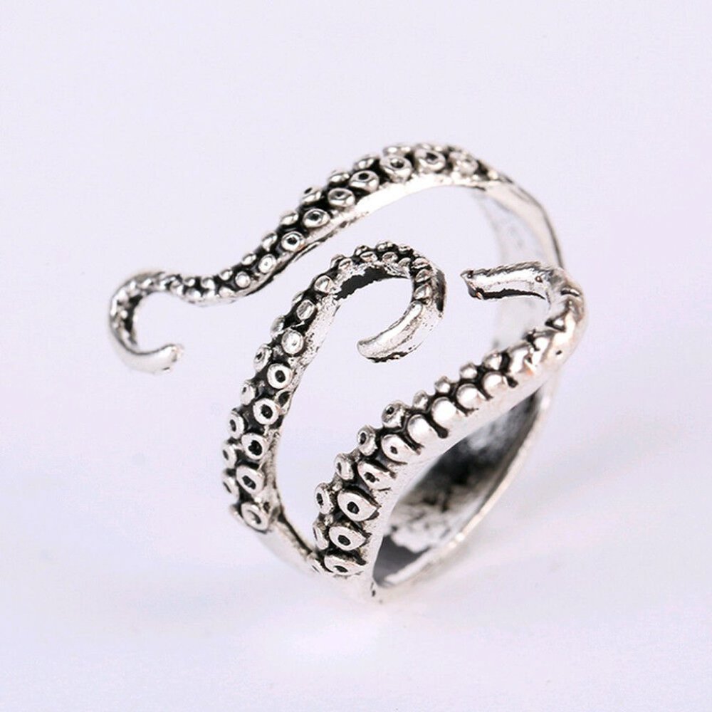 NWOT Silver Octopus Ring - Picture 6 of 11
